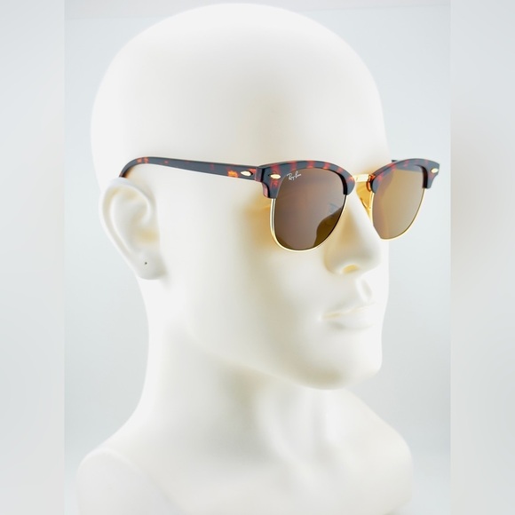 Ray-Ban ClubMaster Sunglasses RB3016 Polished Havana frame B15 Brown Lenses New! main image 7